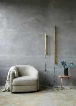 NUAD Radent wall lamp 135 cm, brass