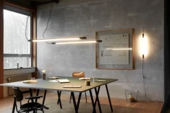 NUAD Radent wall lamp 70 cm, black