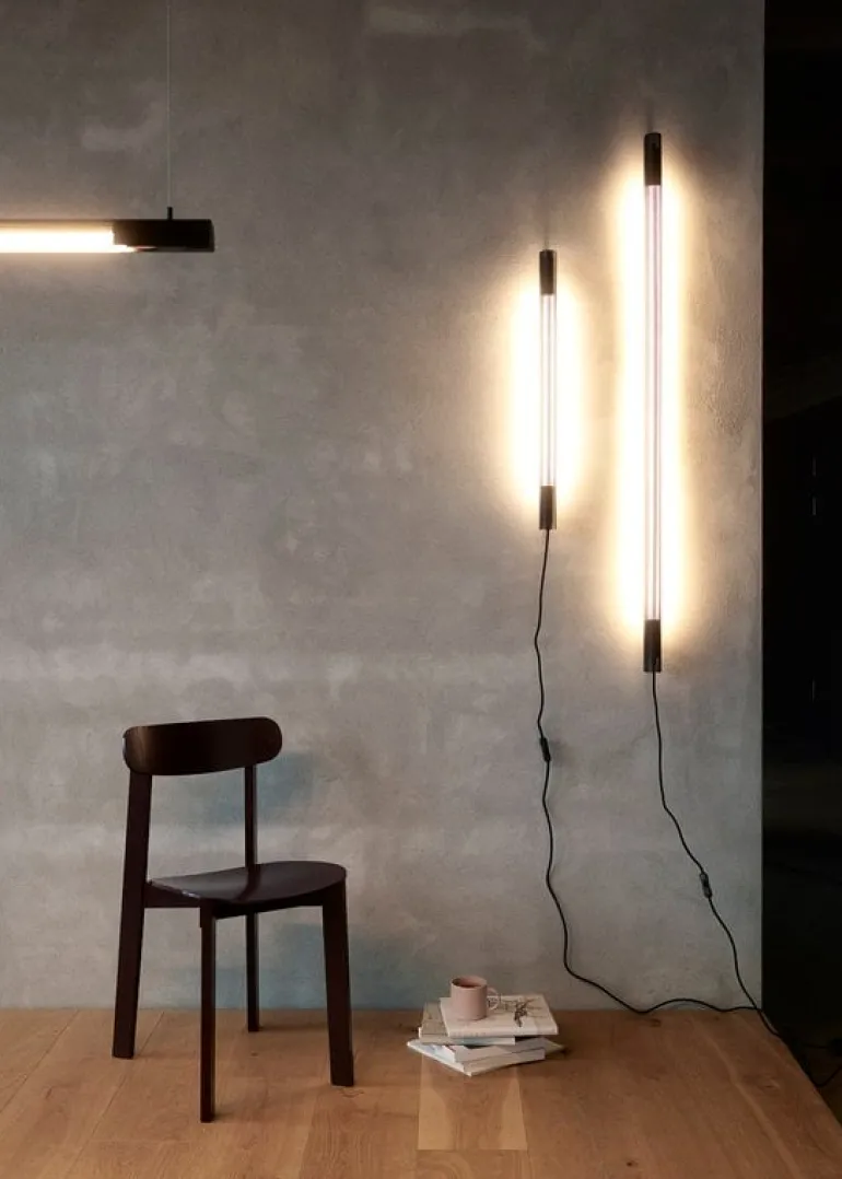 NUAD Radent wall lamp 70 cm, black