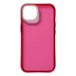 Nudient Form Case for iPhone, clear pink