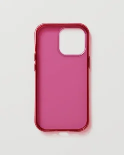 Nudient Form Case for iPhone, clear pink