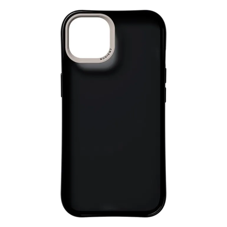Nudient Form Case for iPhone, clear black