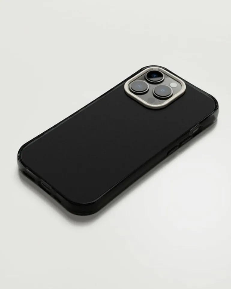Nudient Form Case for iPhone, clear black