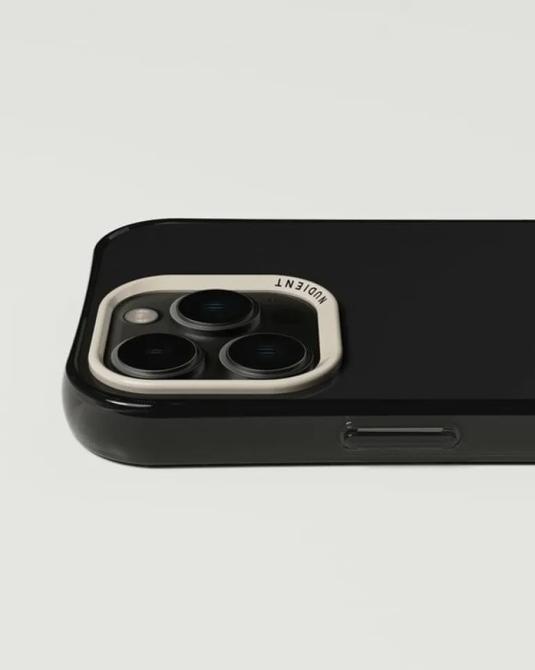 Nudient Form Case for iPhone, clear black