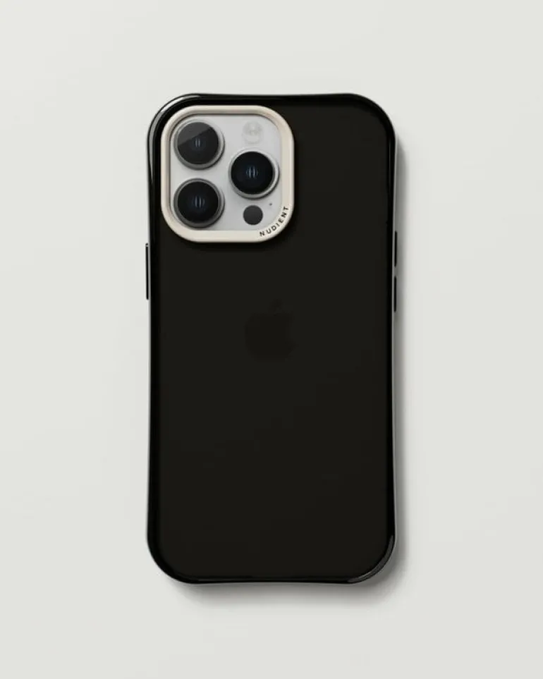 Nudient Form Case for iPhone, clear black