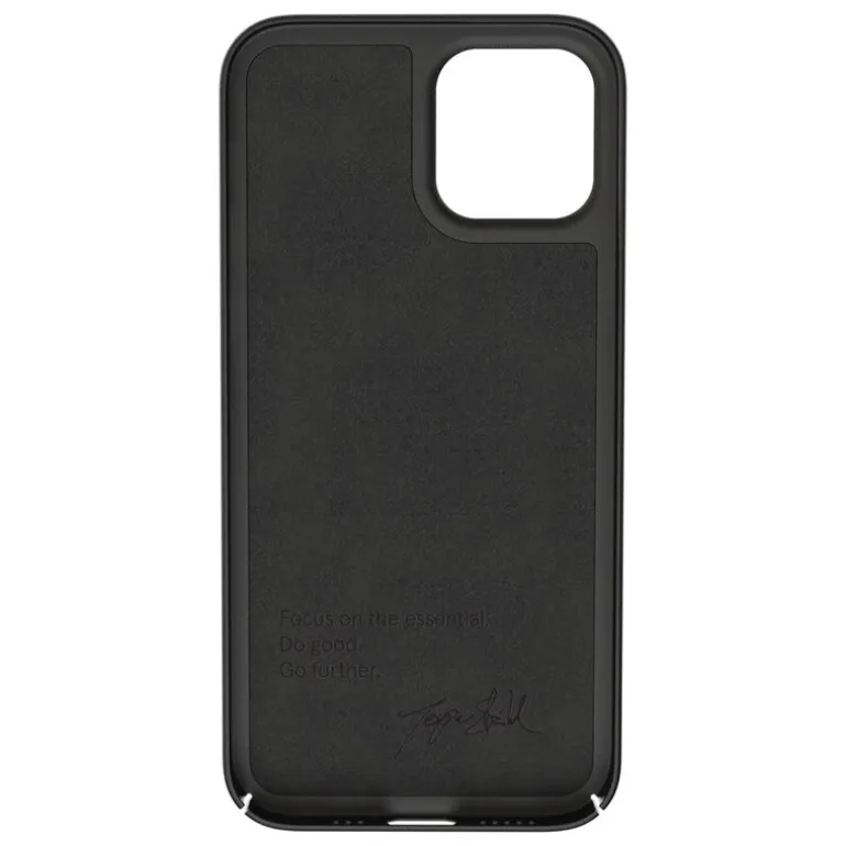 Nudient Thin Case for iPhone, ink black
