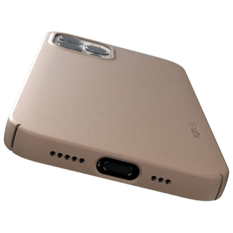 Nudient Thin Case for iPhone, clay beige