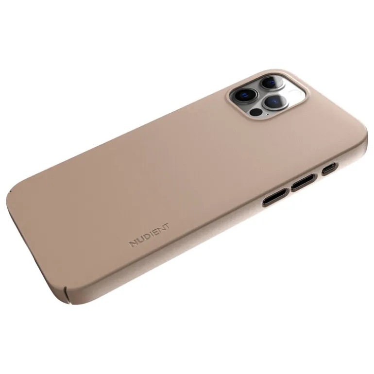 Nudient Thin Case for iPhone, clay beige