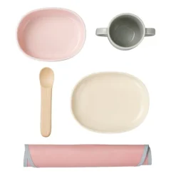 Nuppu Baby tableware, twinflower