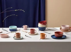 Nuppu Junior tableware set, cloudberry