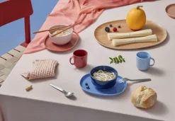 Nuppu Junior towel set, lingonberry - blueberry - cloudberry