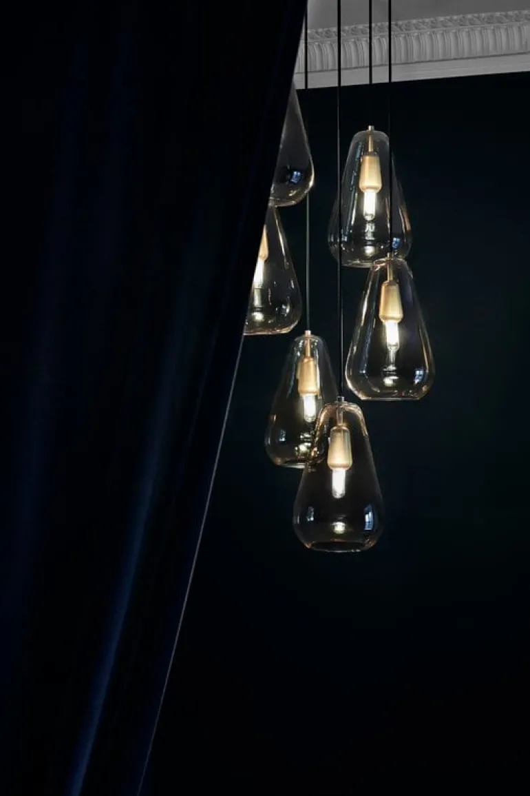 Nuura Anoli 6 pendant, gold