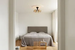 Nuura Apiales 6 ceiling lamp, satin black - optic smoked