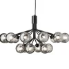 Nuura Apiales 18 pendant, satin black - optic smoked