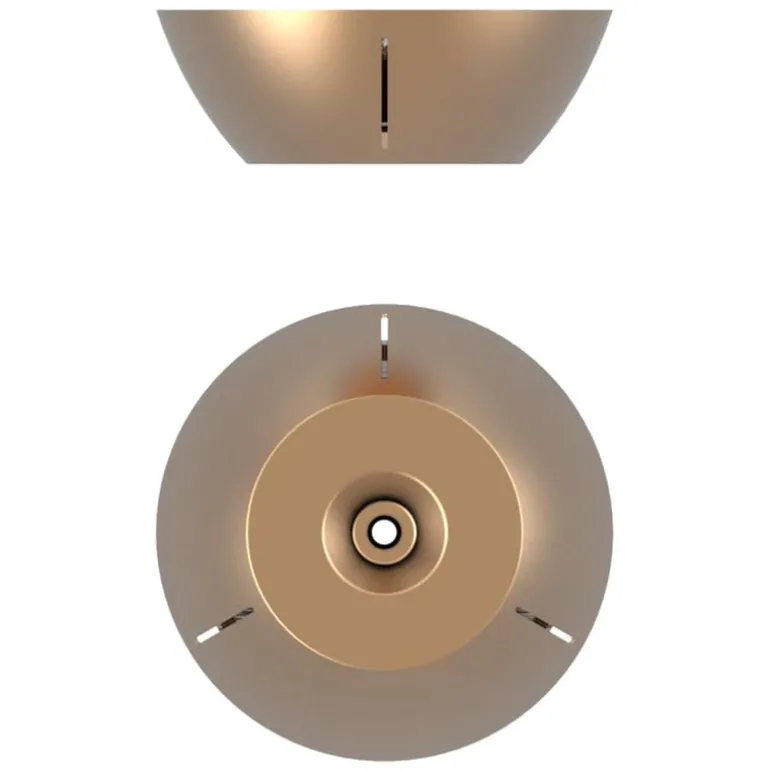 Nuura Blossi 8 pendant, Nordic gold - clear