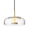 Nuura Blossi 1 pendant, Nordic gold - clear