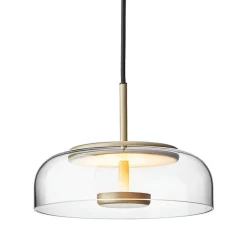 Nuura Blossi 1 pendant, Nordic gold - clear