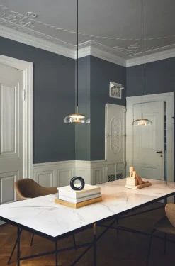 Nuura Blossi 1 pendant, Nordic gold - clear