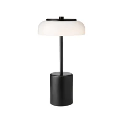 Nuura Blossi Mini portable table lamp, black - opal
