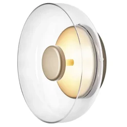 Nuura Blossi wall/ceiling lamp, Nordic gold - clear