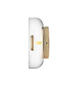 Nuura Blossi wall/ceiling lamp, Nordic gold - clear
