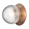 Nuura Liila 1 wall/ceiling lamp, medium, dark bronze - optic clear