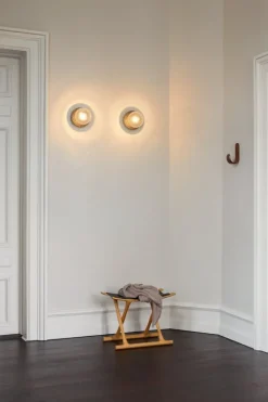 Nuura Liila 1 wall/ceiling lamp, medium, dark bronze - optic clear