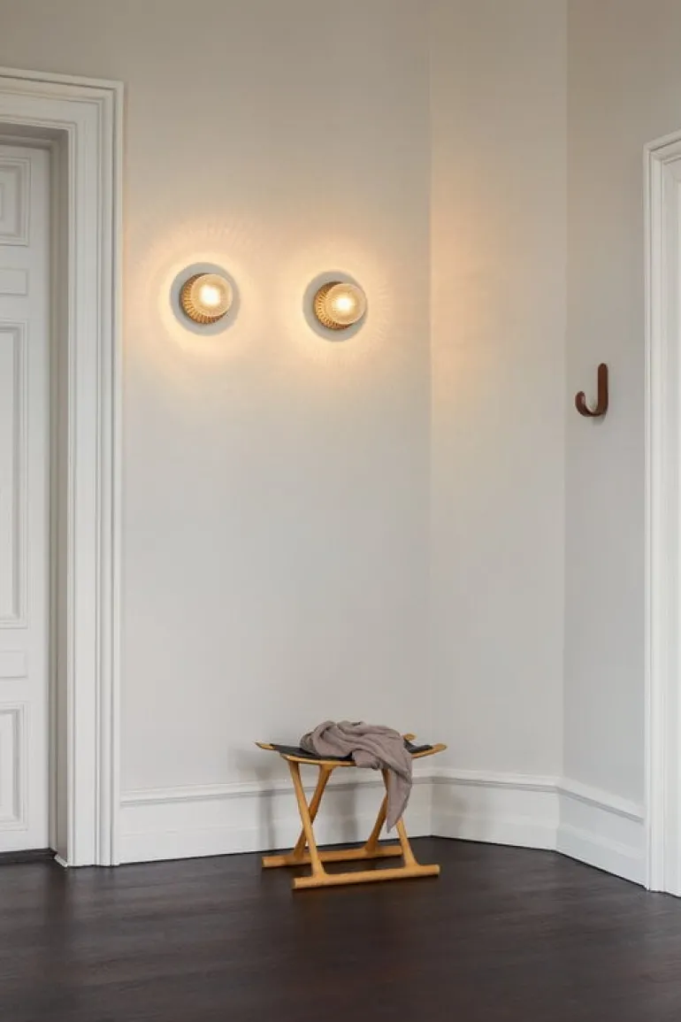 Nuura Liila 1 wall/ceiling lamp, medium, dark bronze - optic clear