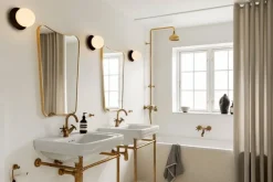 Nuura Liila 1 wall/ceiling lamp, medium, black - opal white