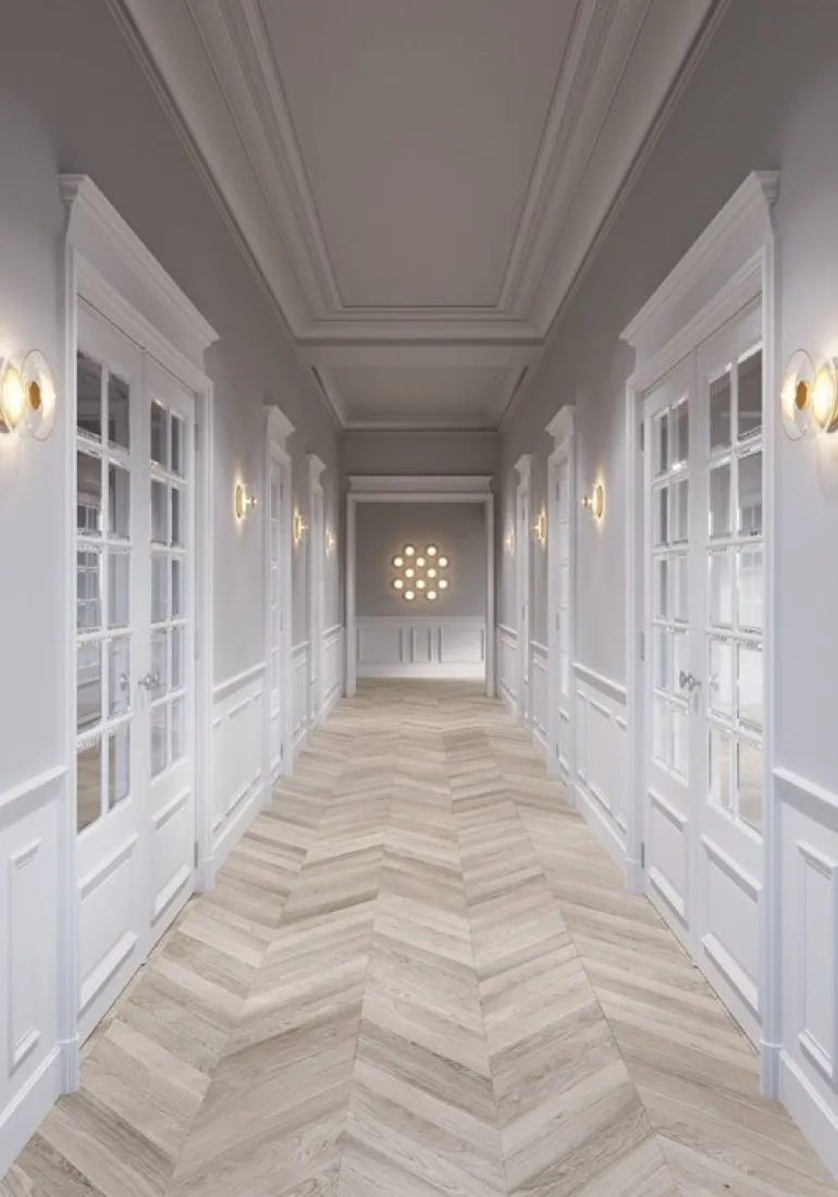 Nuura Liila 12 wall/ceiling lamp, gold - opal white