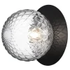 Nuura Liila 1 wall/ceiling lamp, large, black - optic clear