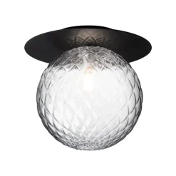 Nuura Liila 1 wall/ceiling lamp, large, black - optic clear