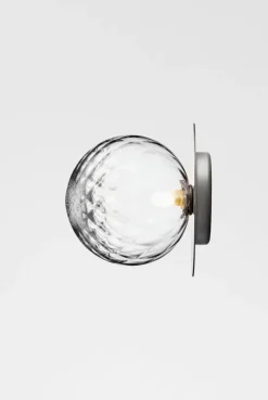 Nuura Liila 1 wall/ceiling lamp, large, silver - optic clear