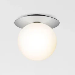 Nuura Liila 1 wall/ceiling lamp, large, silver - opal