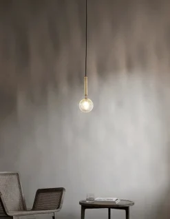 Nuura Miira 1 pendant, brass - optic clear