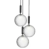 Nuura Miira 3 pendant, large, rock grey - optic clear