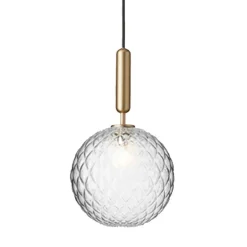 Nuura Miira 1 pendant, large, brass - optic clear