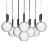 Nuura Miira 13 pendant, large, rock grey - optic clear