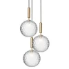 Nuura Miira 3 pendant, large, brass - optic clear