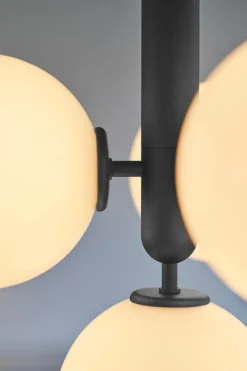 Nuura Miira 4 pendant, rock grey - opal white