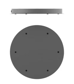 Nuura Miira 6 pendant, rock grey - optic clear