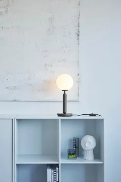 Nuura Miira table lamp, rock grey - opal white