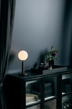 Nuura Miira table lamp, rock grey - opal white