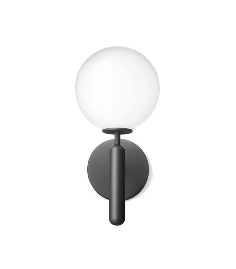 Nuura Miira wall lamp, rock grey - opal white