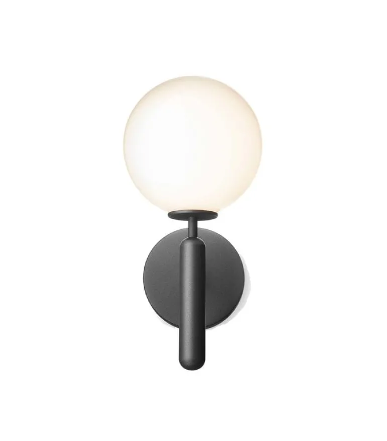 Nuura Miira wall lamp, rock grey - opal white