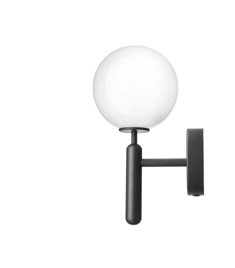 Nuura Miira wall lamp, rock grey - opal white