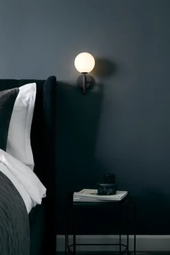 Nuura Miira wall lamp, rock grey - opal white