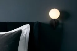 Nuura Miira wall lamp, rock grey - opal white