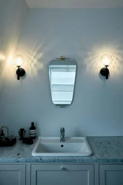 Nuura Miira wall lamp, rock grey - optic clear