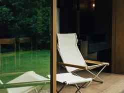 Nychair X Nychair X lounge chair, beech - white
